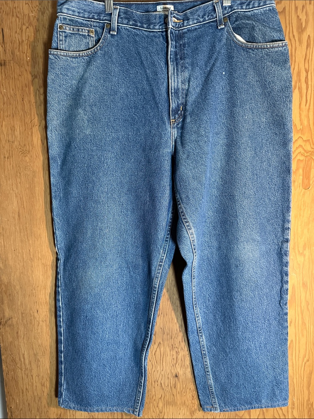 L.L. Bean Women's Boot-Cut Denim Jeans in Classic Blue